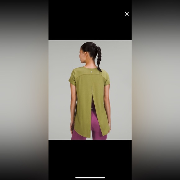 Lululemon Open Up Tie Back tee - Picture 4 of 6